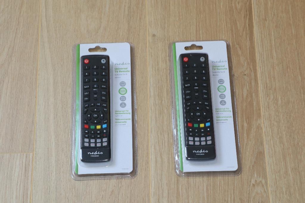 Nedis Universele TV afstandsbediening (2 stuks, prijs p.s., Ophalen of Verzenden, Nieuw, Universeel, Tv