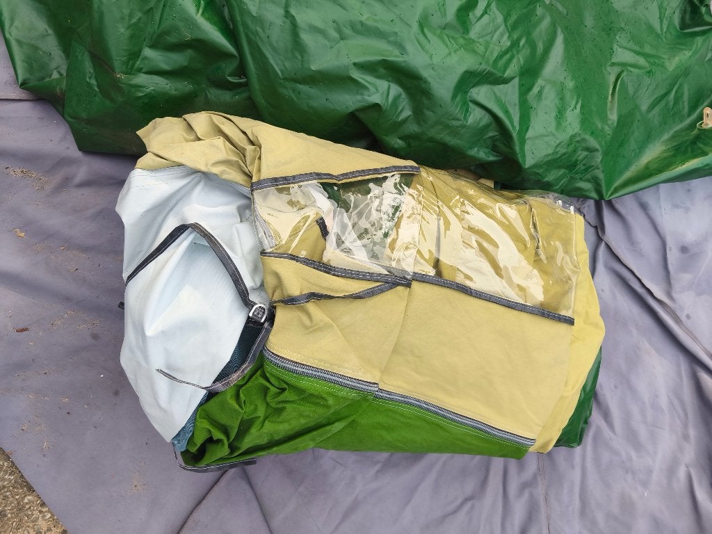 tent, Ophalen