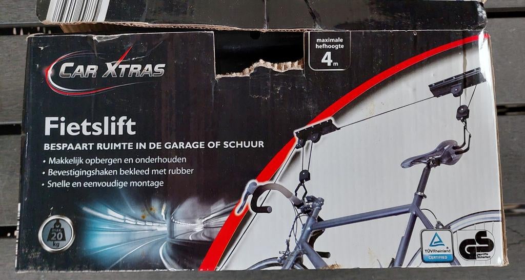 Car Xtras Fietslift - Ruimtebesparend & Max 20kg, Ophalen of Verzenden, Nieuw, Car Xtras