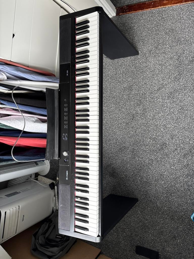 Thomann SP-320 Digitale Piano - Zwart, Muziek en Instrumenten, Piano's, Ophalen, Zwart, Digitaal, Zo goed als nieuw