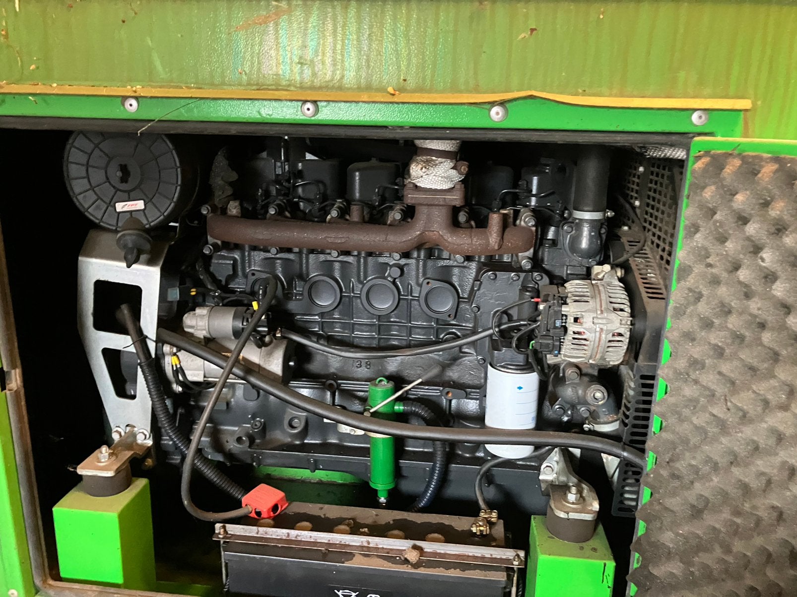 Silo/ Vorenpakker Lemken haspel Beregeningspomp, Ophalen