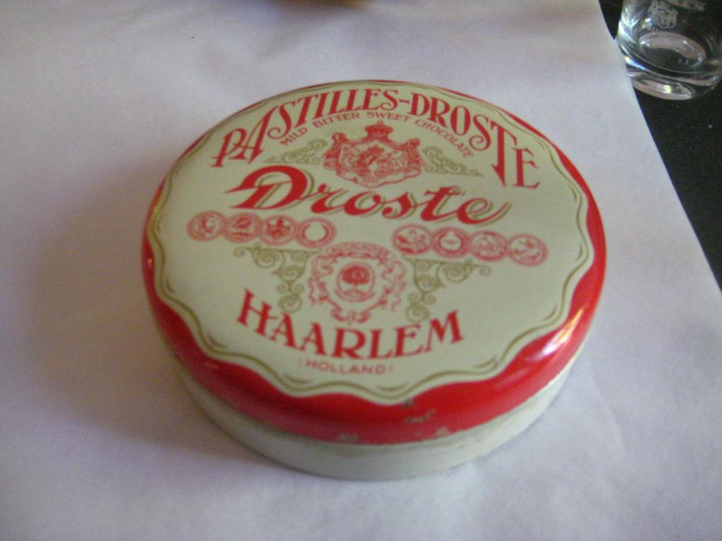 blikje droste (vlgnr 9) pastilles-droste rood haarlem, Ophalen of Verzenden, Zo goed als nieuw, Overige, Droste