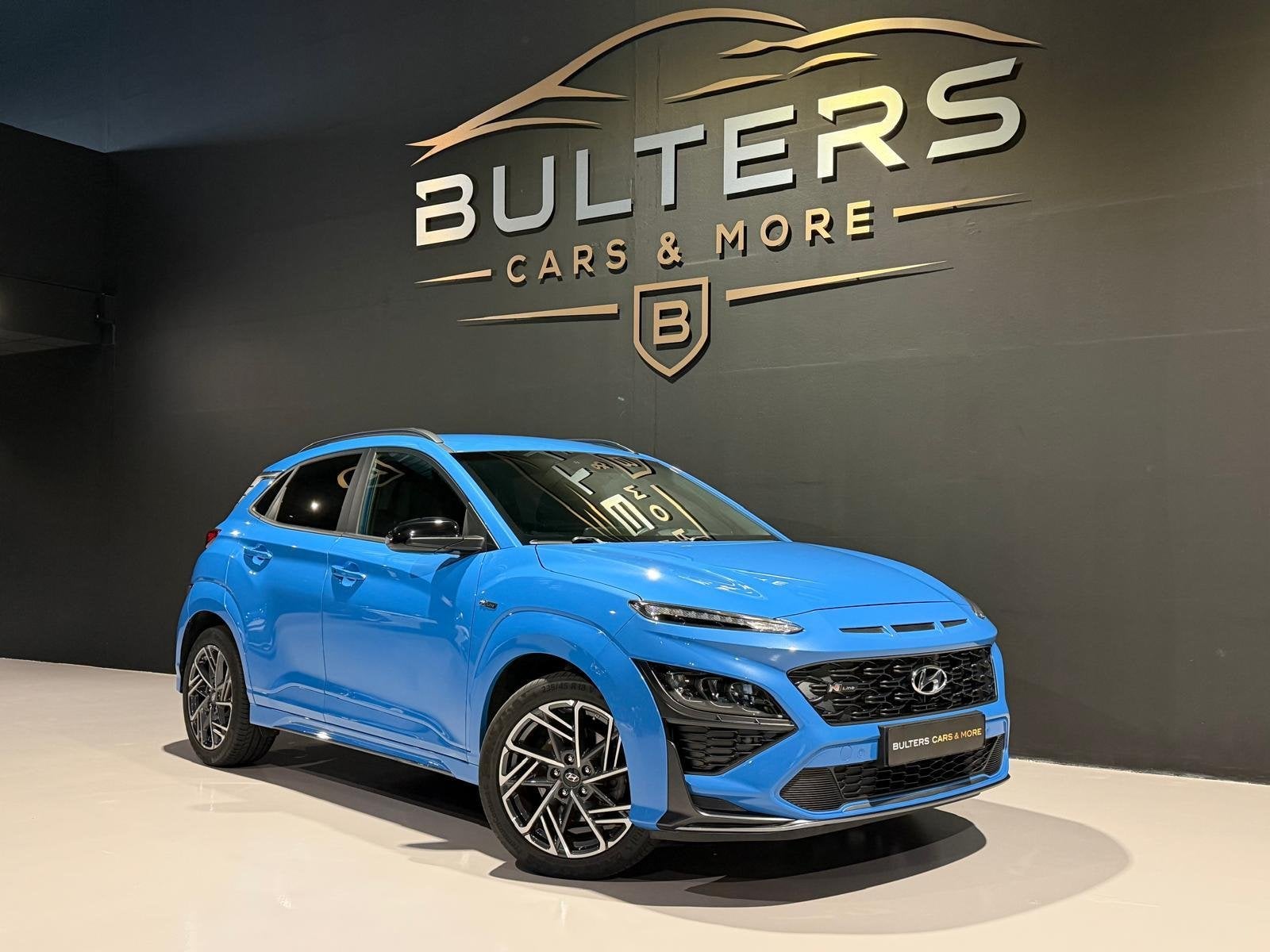 Hyundai Kona Hyundai Kona 1.0 T-GDI MHEV N Line 18''Inch|Led, Auto's, Voorwielaandrijving, Gebruikt, Blauw, Alcantara