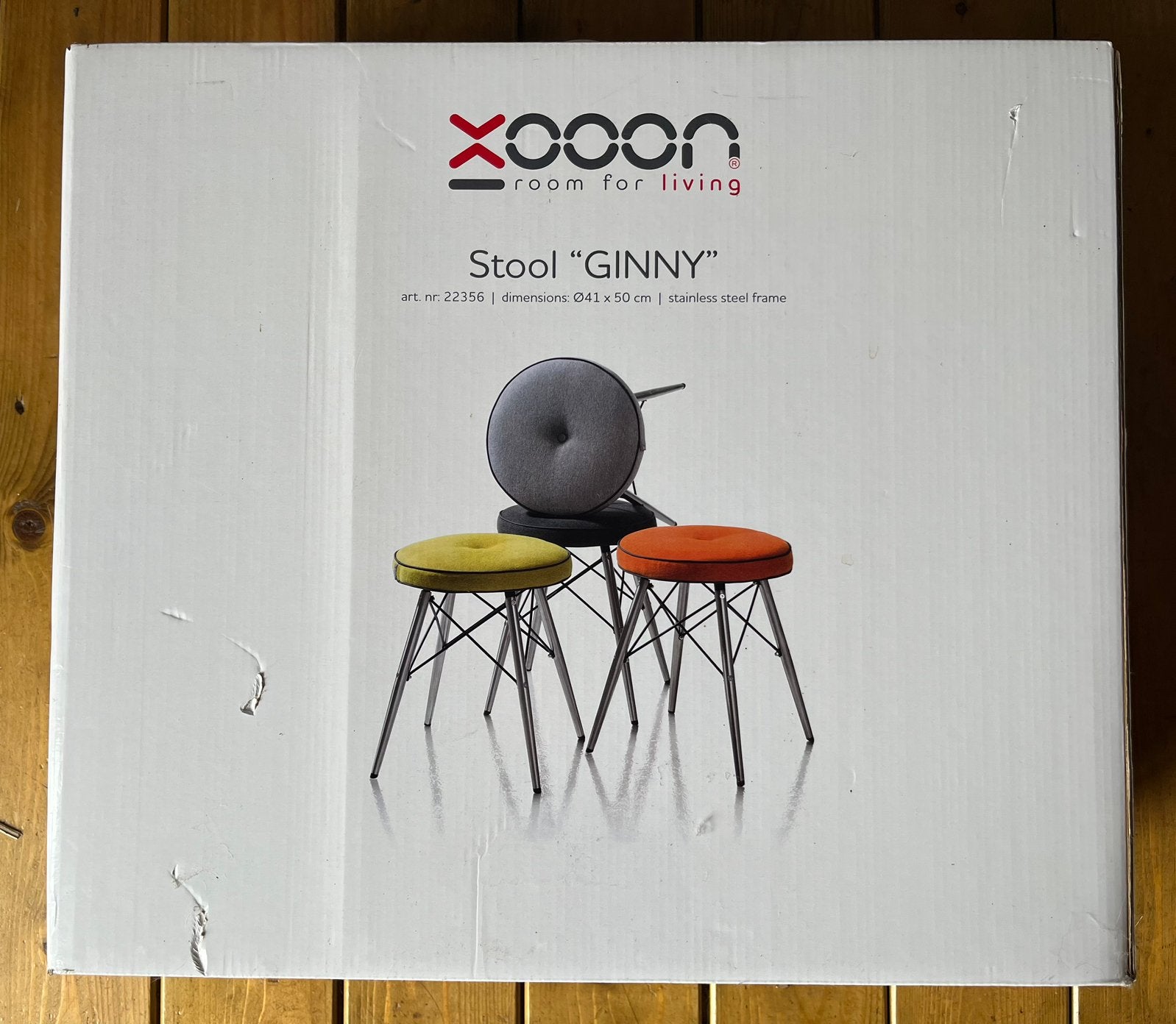 Kruk - groen - 41 x 50 cm - nieuw in doos - XOOON, Ophalen of Verzenden, Nieuw, Hout