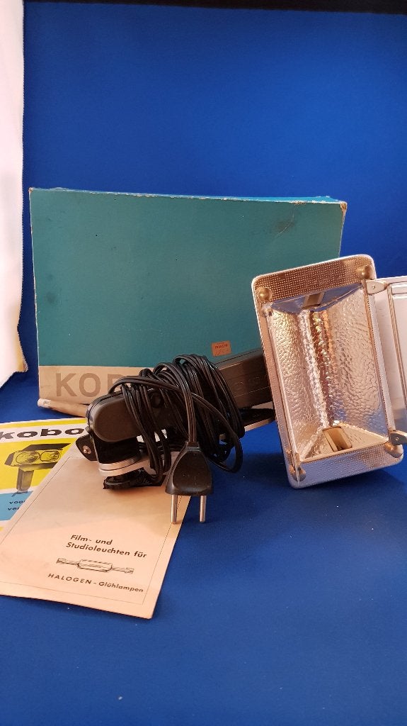 Vintage Kobold 1000S filmlamp fotolamp originele doos 3A42, Ophalen of Verzenden, Voor 1940, Gebruikt, Overige onderwerpen