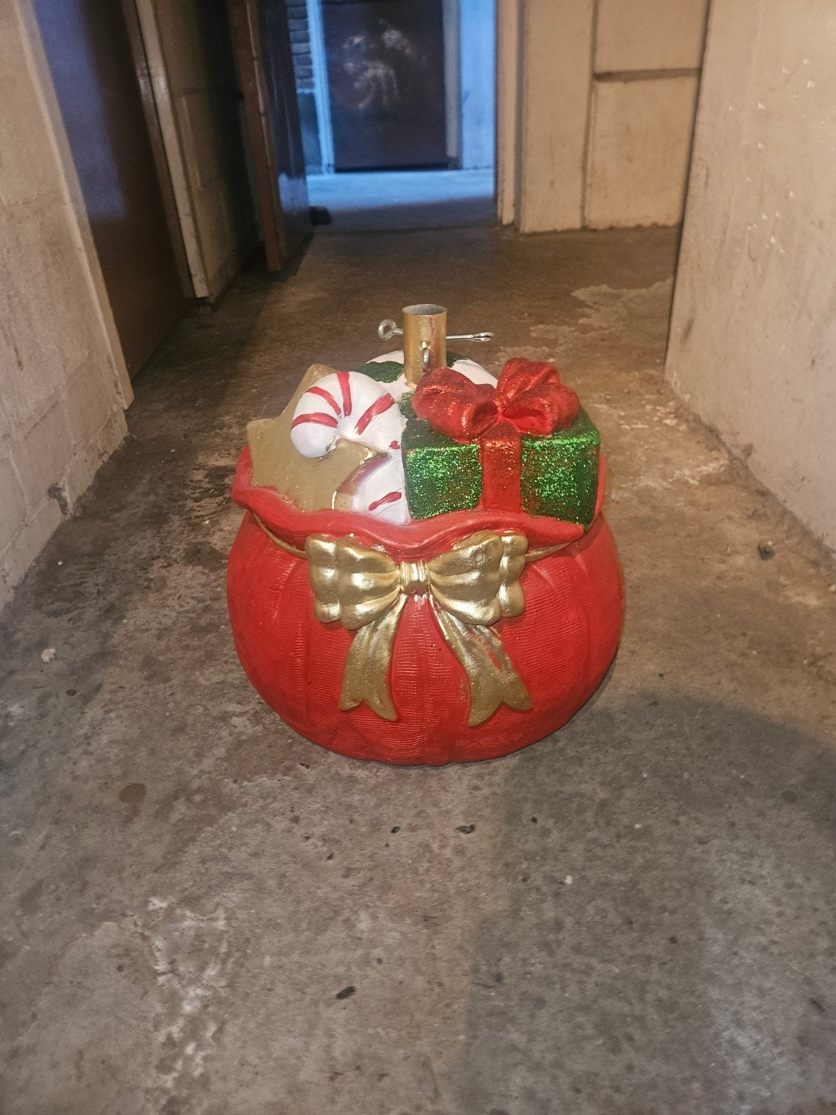 kerstboom standaard, Ophalen