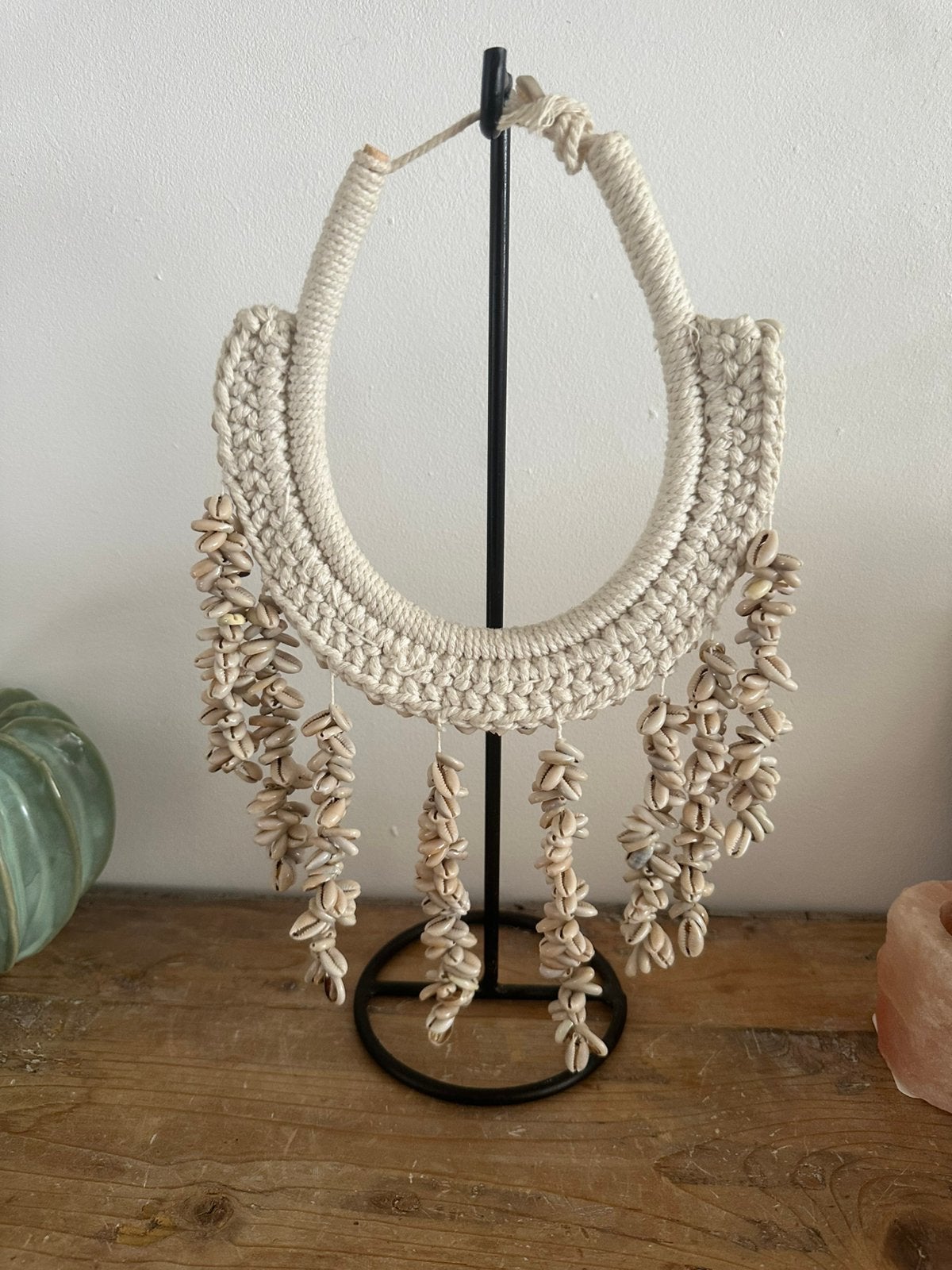 Prachtige decoratie ketting schelpen, Ophalen, Zo goed als nieuw
