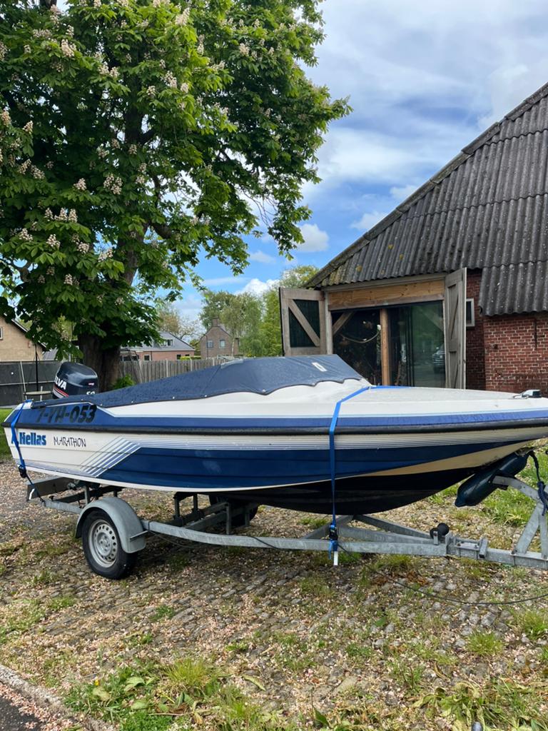 Speedboot met 50pk 4 takt motor!, Ophalen, Zo goed als nieuw, Minder dan 70 pk, Buitenboordmotor