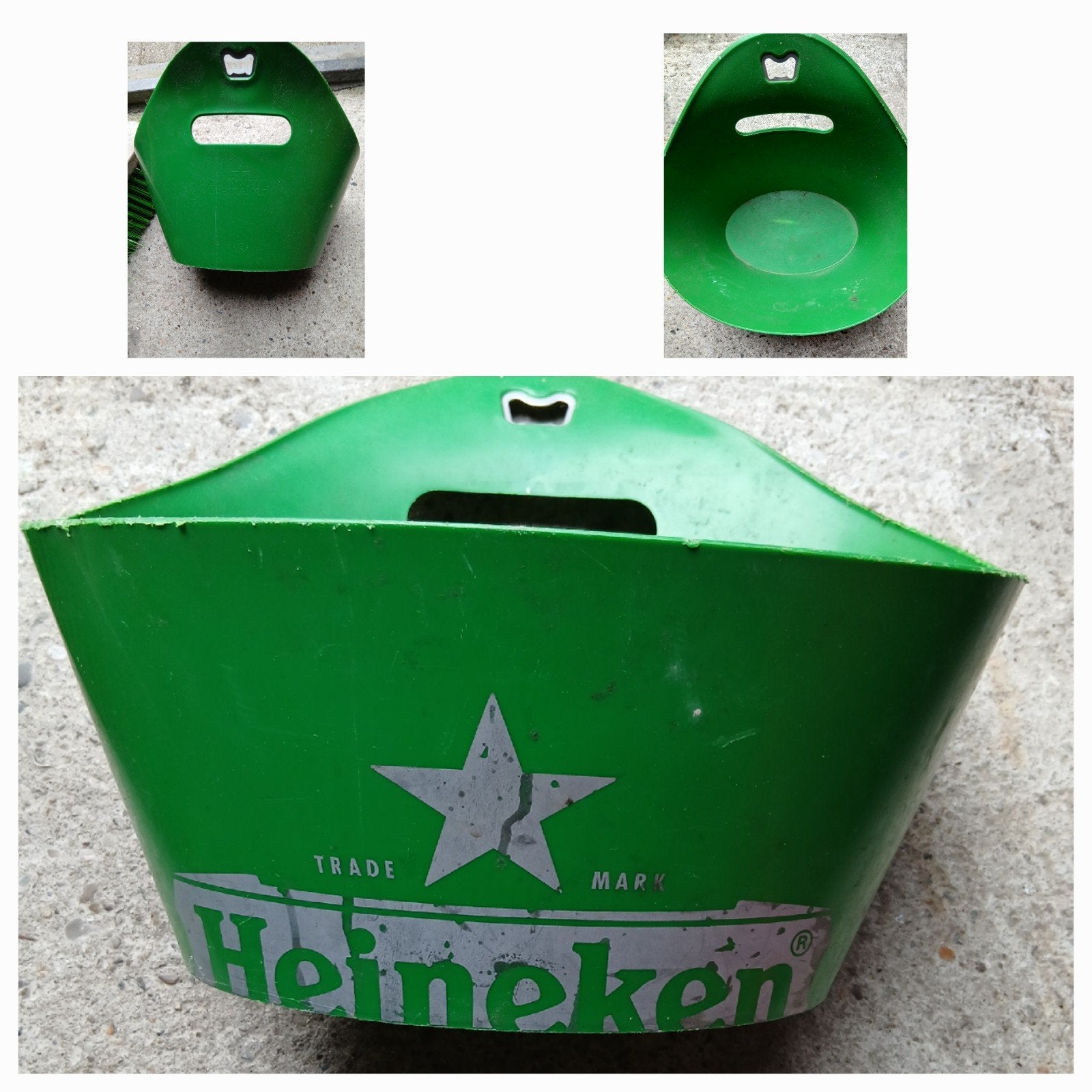 Heineken bieremmer / ijsemmer met flesopener, Ophalen, Gebruikt, Gebruiksvoorwerp