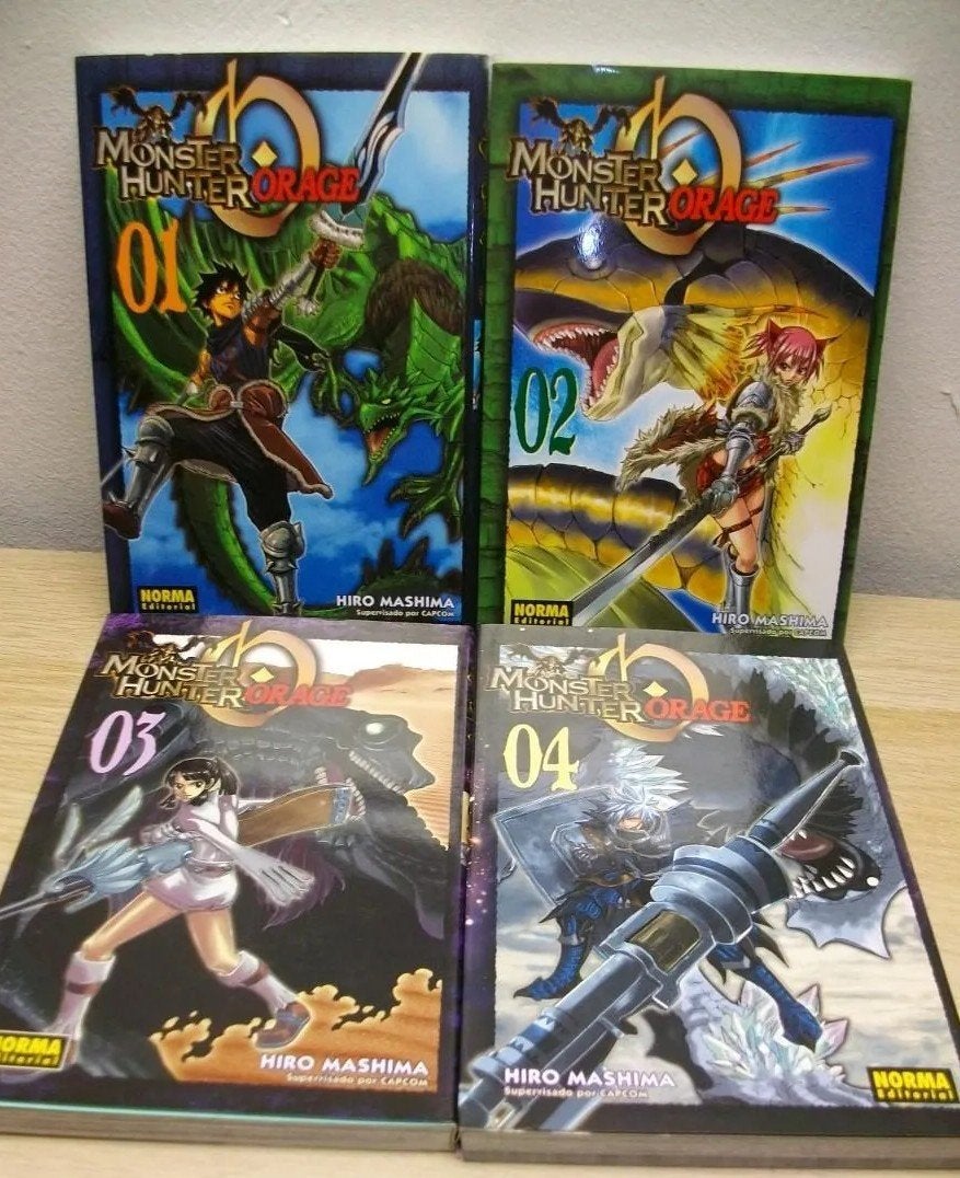 Monster Hunter Orage Manga Vol. 1-4 (Engels) - Hiro Mashima, Boeken, Ophalen of Verzenden, Zo goed als nieuw