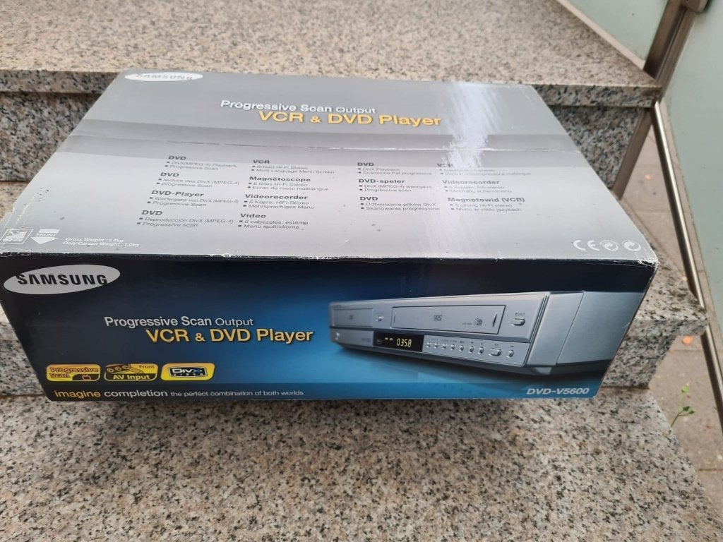 Samsung DVD-V5600 DVD / VHS Combi Recorder NEU, Audio, Tv en Foto, Videospelers, Ophalen of Verzenden, Nieuw