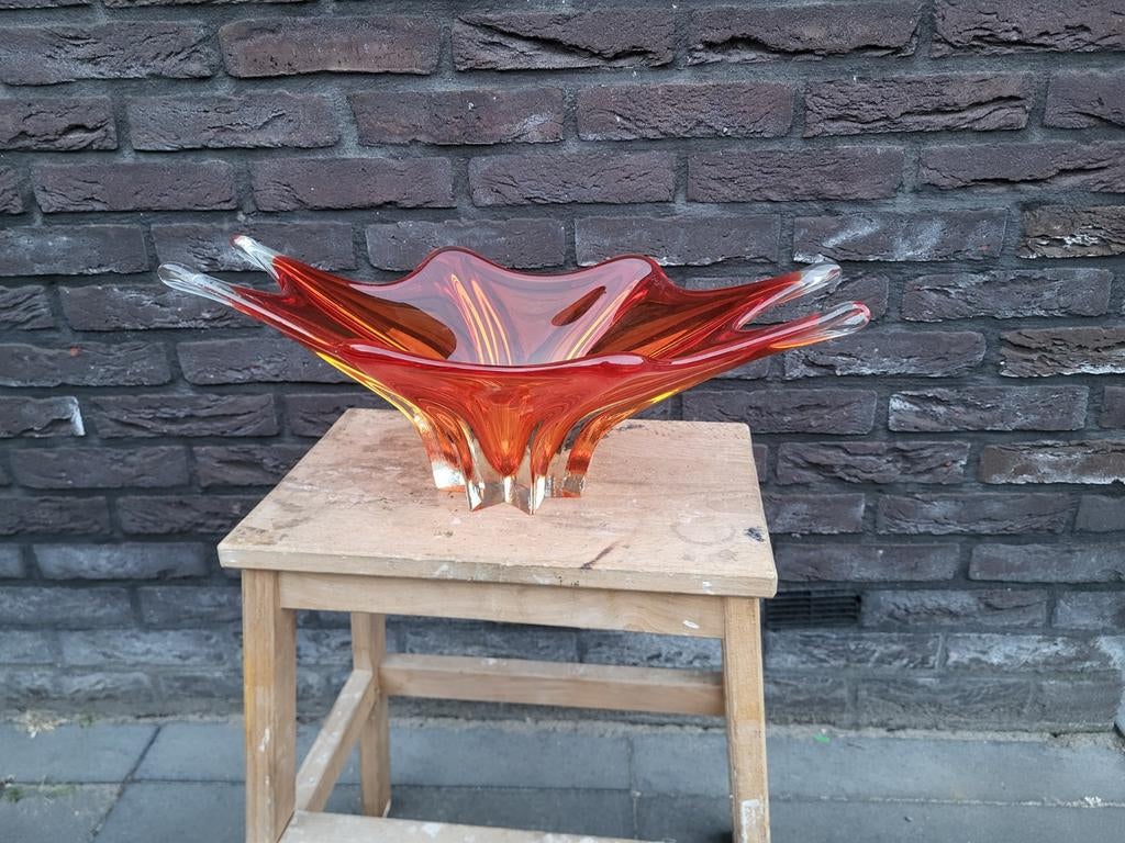 Mooie Murano (fruit) schaal te koop., Ophalen