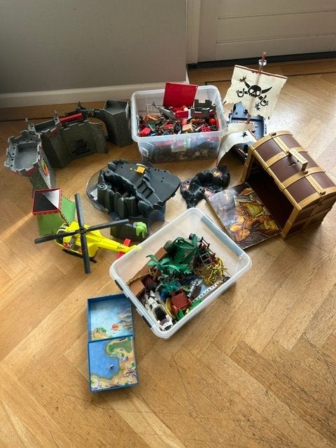 Grote partij originele playmobil, Ophalen, Gebruikt, Complete set, Overige typen