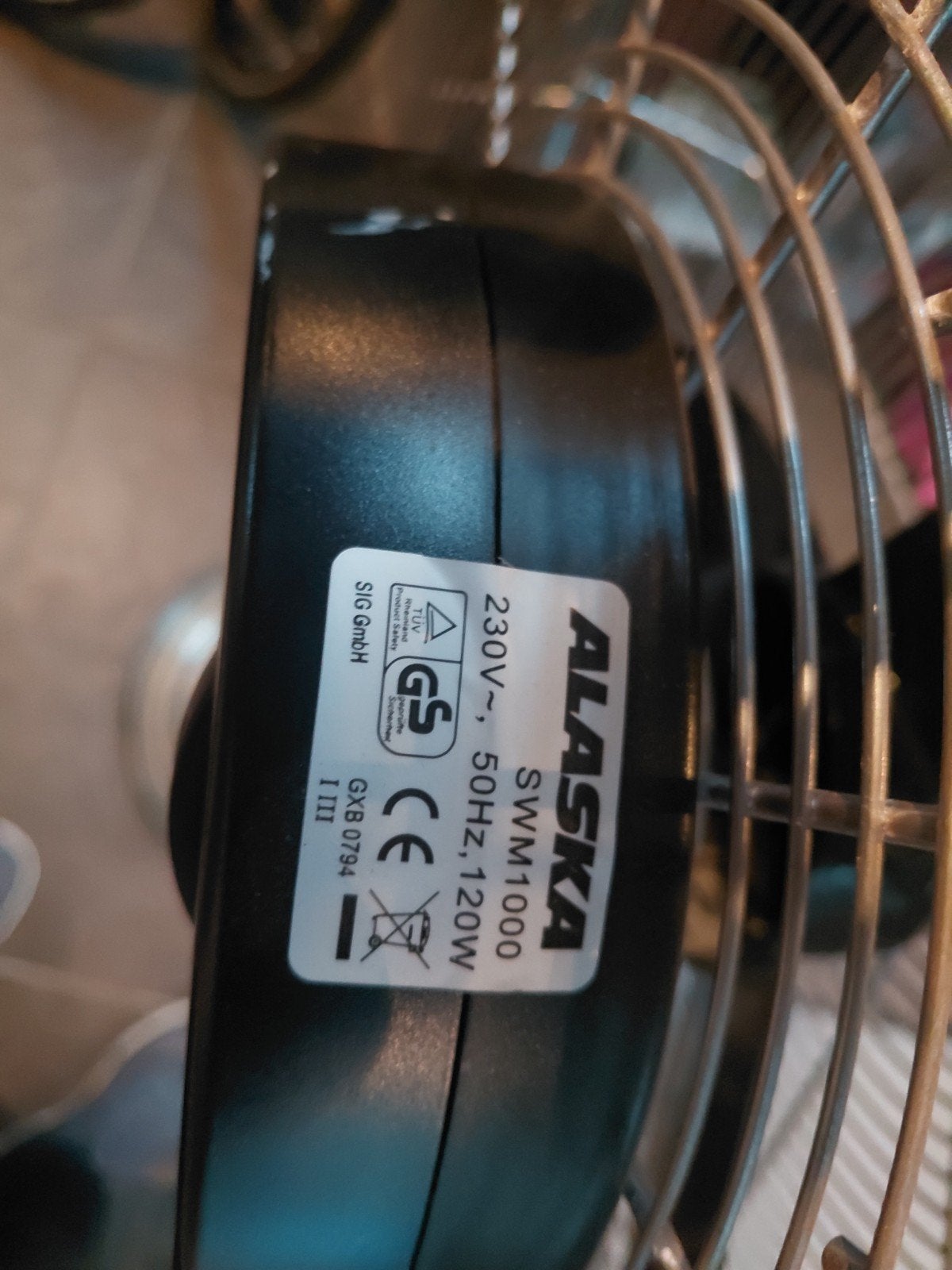 Alaska SWM1000 Statiefventilator - Krachtig en Stijlvol, Ophalen, Gebruikt, Statiefventilator