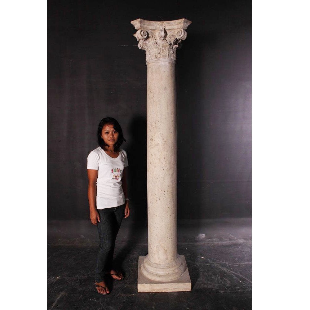 Corinthian Column – Pilaar Hoogte 219 cm, Ophalen, HorecaBeelden, Nieuw, HorecaBeelden