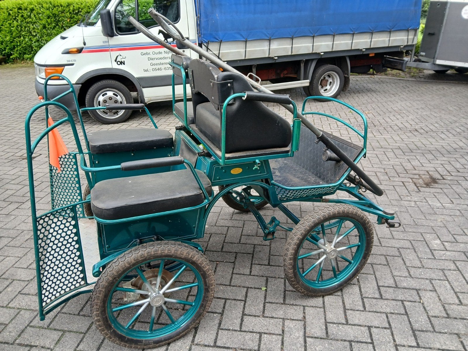 Prachtig menwagentje voor pony, Dieren en Toebehoren, Zo goed als nieuw, Overige typen