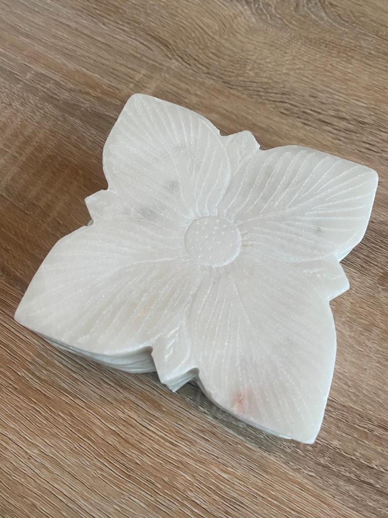 Marmer onderzetters, Ophalen of Verzenden, Glas of Kopje