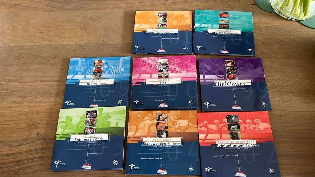 Nederland BU set Goede doelenset compleet, Ophalen, Koningin Beatrix, Euro's