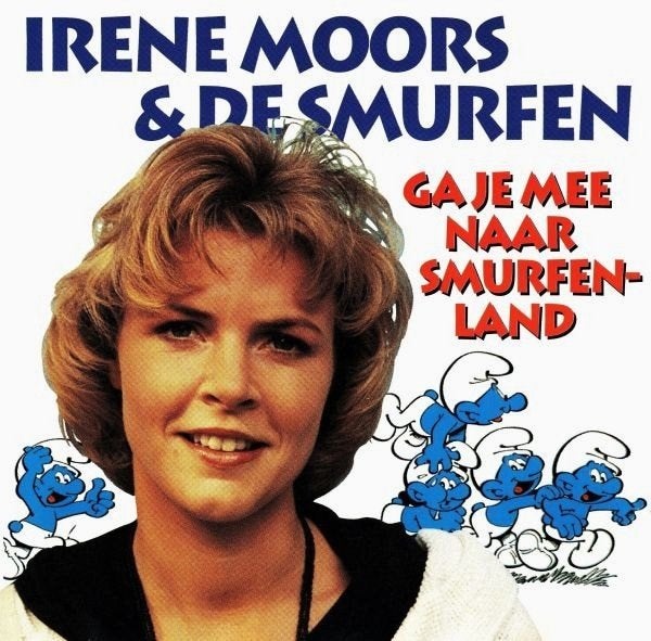 C.D. (1994) Irene Moors & de Smurfen - Ga Je Mee naar Smurfe, Gebruikt, Inclusief doosje, 6 tot 9 jaar, Ophalen of Verzenden