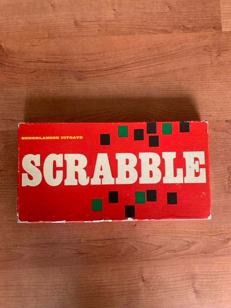 Scrabble spel met draaitafel, Ophalen of Verzenden, Zo goed als nieuw