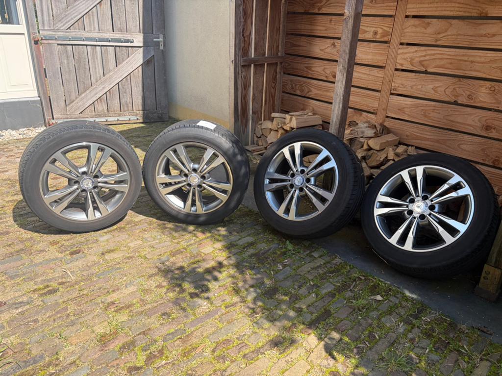 Originele Mercedes E Klasse W212 S212 17 inch velgen, Banden en Velgen, 17 inch, Ophalen of Verzenden, Personenwagen
