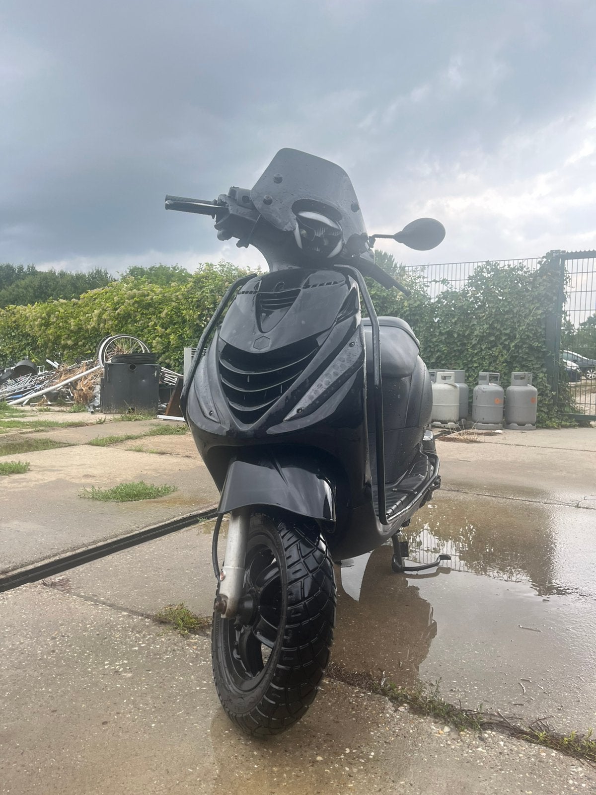 Zip 50cc 4t, Fietsen en Brommers, Scooters | Piaggio, Ophalen, Gebruikt, Maximaal 45 km/u, Zip