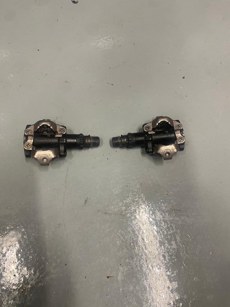 Shimano SPD pedalen - Gebruikt, Crankstel of Pedalen, Gebruikt, Ophalen of Verzenden, Aluminium