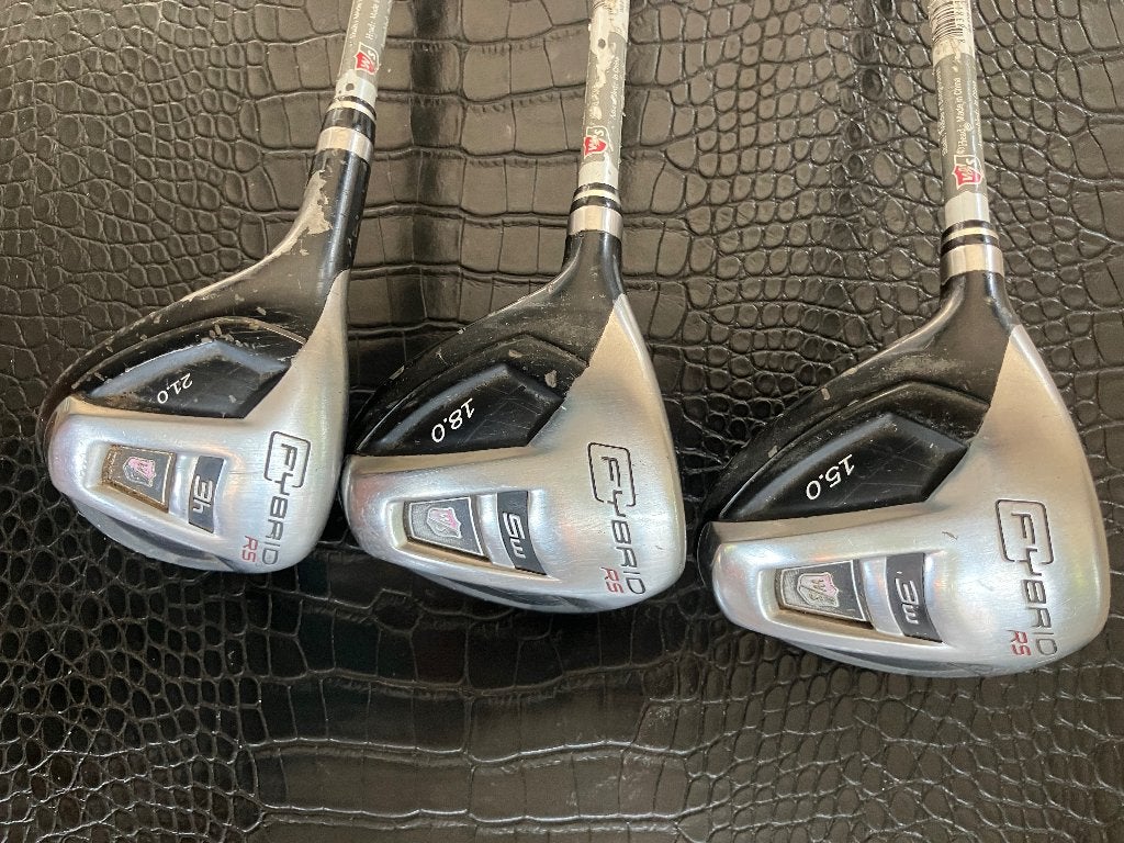 Linkshandige  Wilson Staff fybrid Golfclubs, Ophalen of Verzenden, Gebruikt, Club, Overige merken