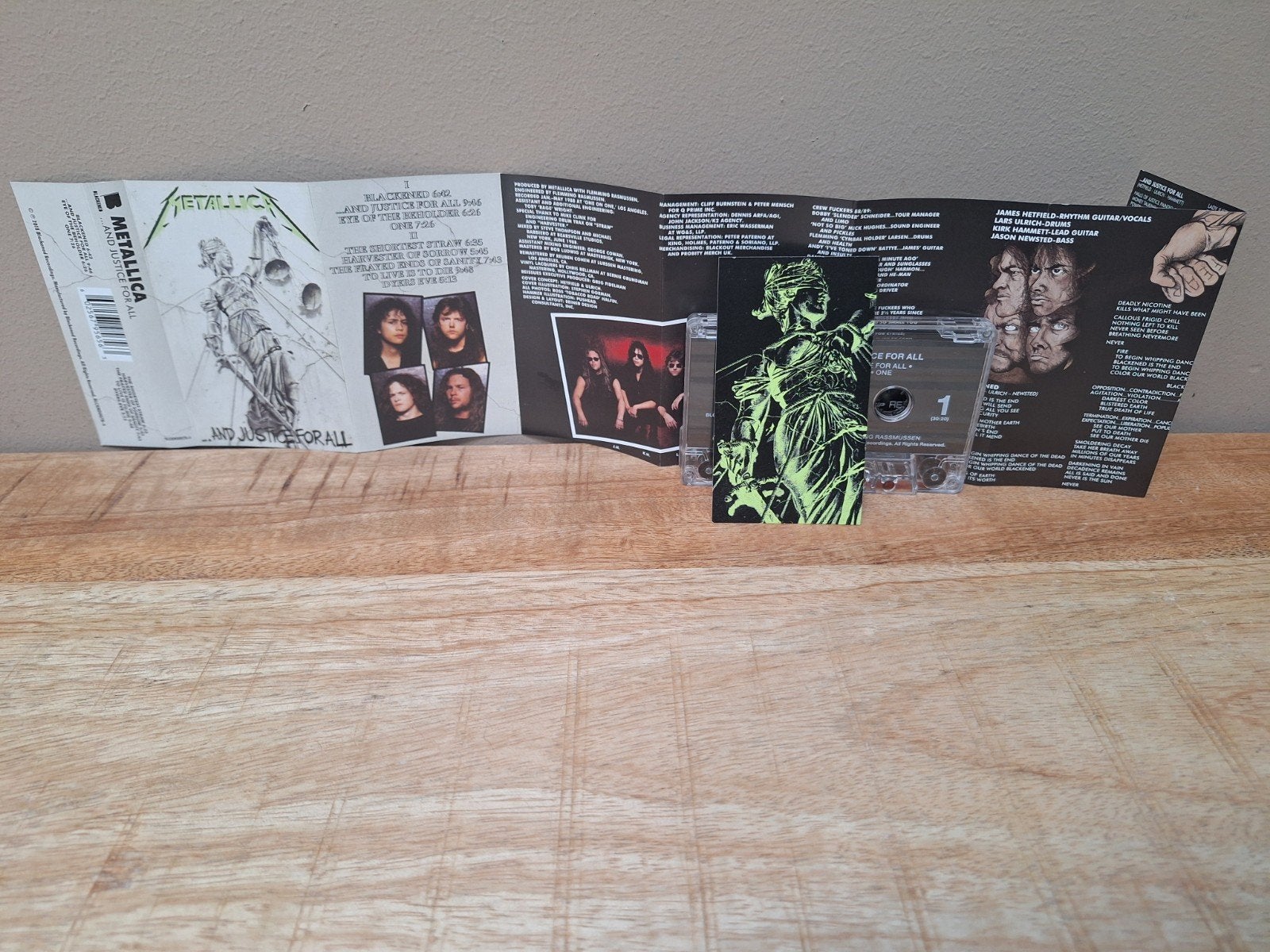 Metallica - ...And Justice For All Cassette(Zo goed als nie, 1 bandje, Ophalen of Verzenden, Zo goed als nieuw, Origineel