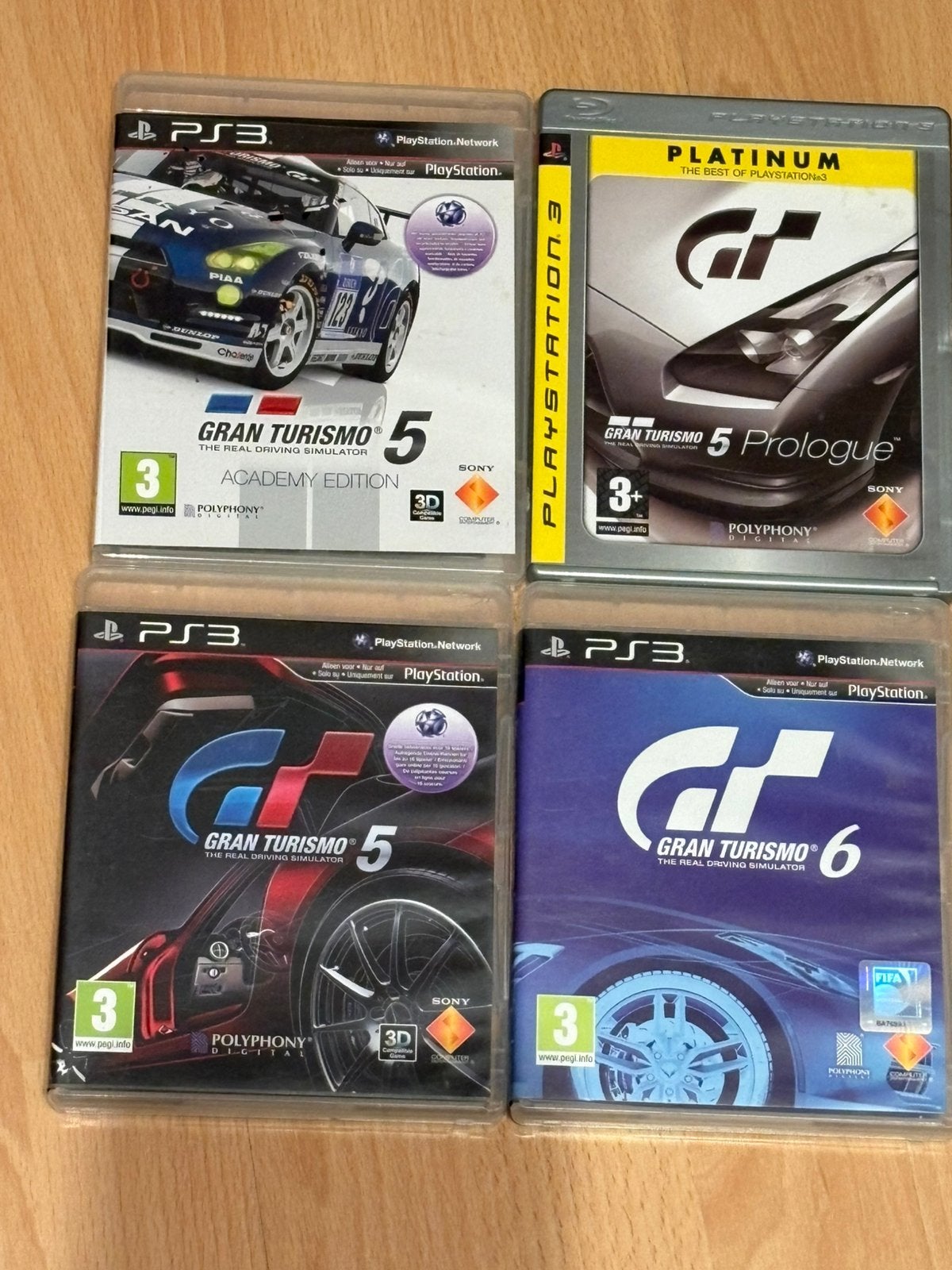 Ps3 4x gran turismo, Gebruikt, Racen en Vliegen, Ophalen of Verzenden, 3 spelers of meer