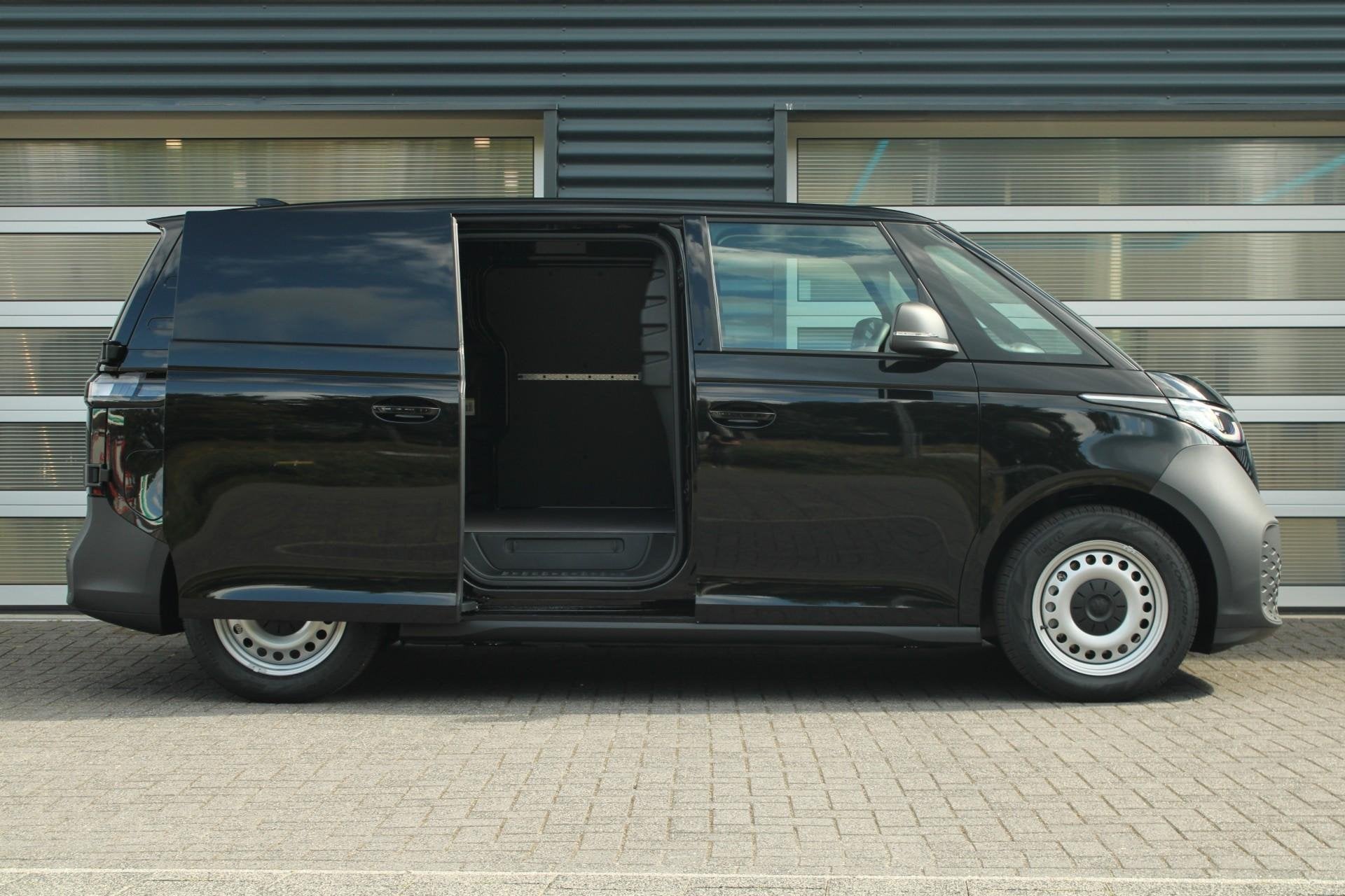 Volkswagen ID. Buzz Cargo 190pk Economy Limited Edition 59 k, Auto's, Automaat, Zwart, 190 pk, Volkswagen