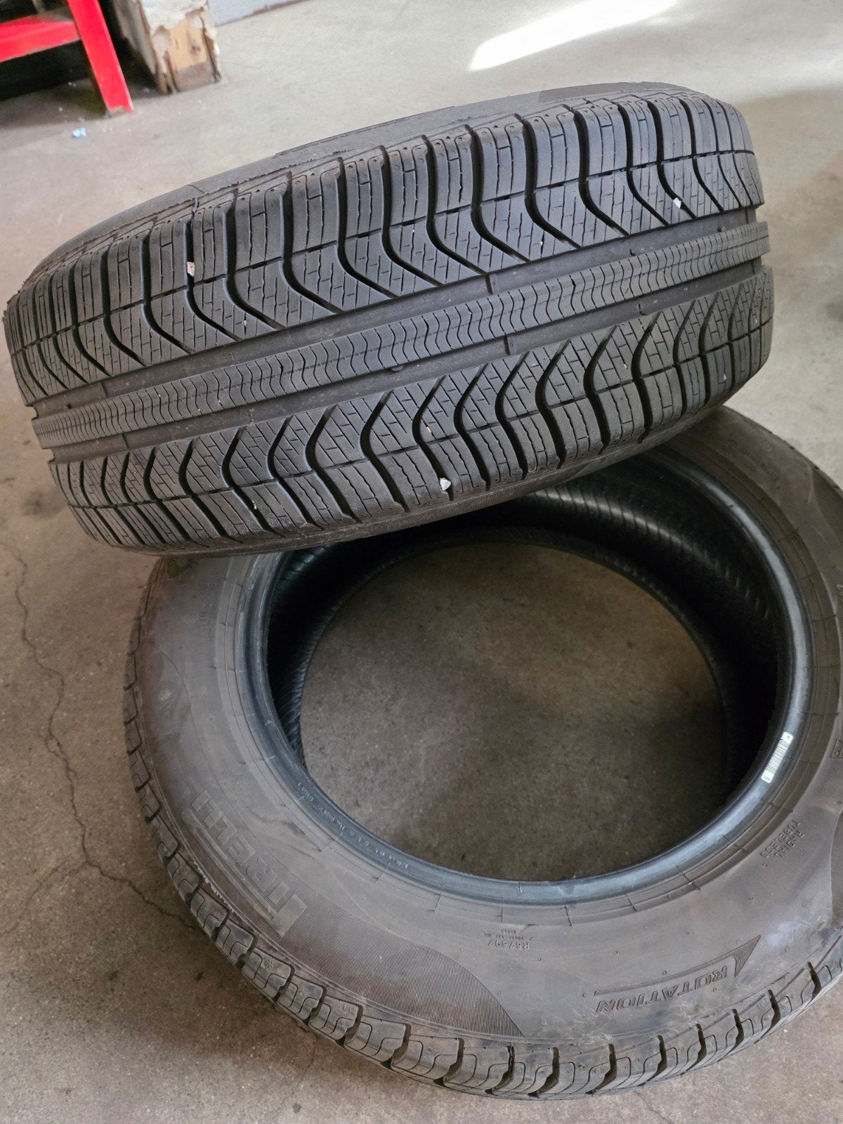 Pirelli all season 205/55 R16 91V M+S, Gebruikt, 16 inch, All Season, Band(en)