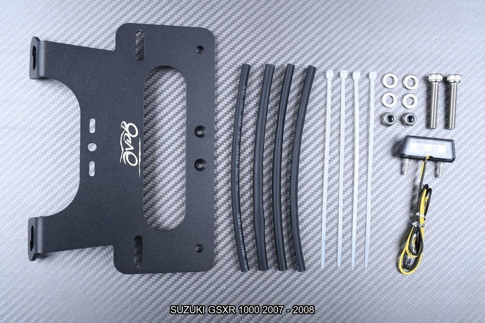 Korte Kentekenplaathouder AVDB SUZUKI GSXR 1000 2007 - 2008, Motoren, Ophalen of Verzenden, Nieuw