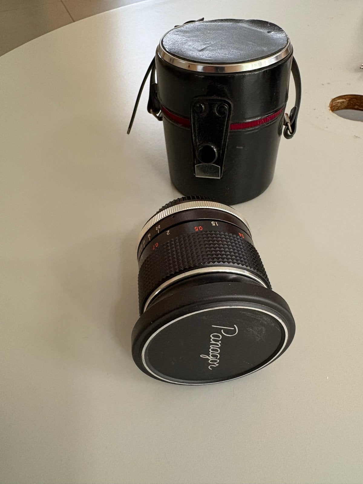 Panagor lens met koker, Overige merken, Gebruikt, Overige typen, Ophalen of Verzenden