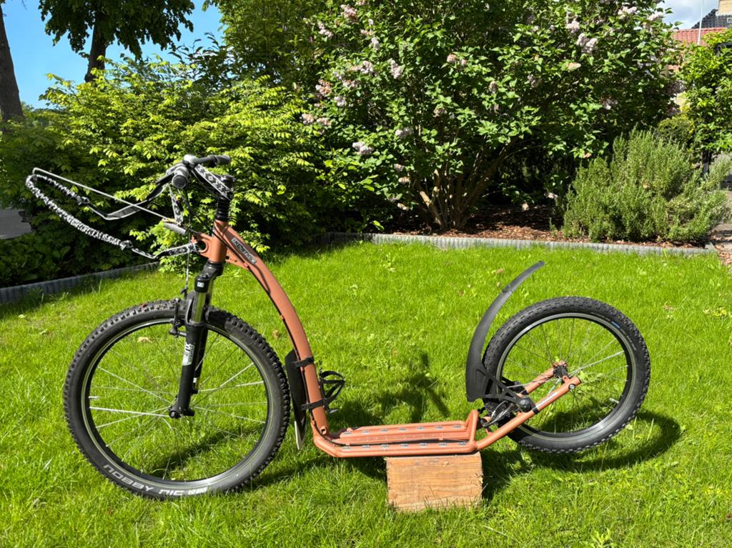 Kostka Mushing ZGAN met lijn en harnas Candog X-back, Fietsen en Brommers, Ophalen, Zo goed als nieuw, Kickbike