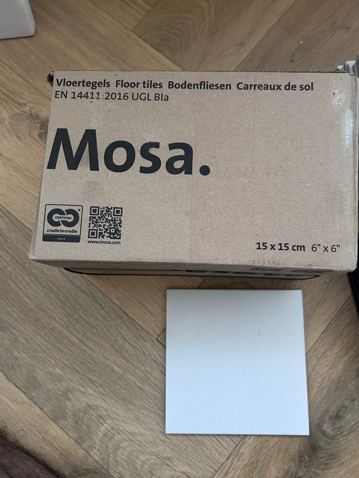 Mosa Vloertegels 15x15 cm, Keramiek, Nieuw, Ophalen of Verzenden, Minder dan 20 cm