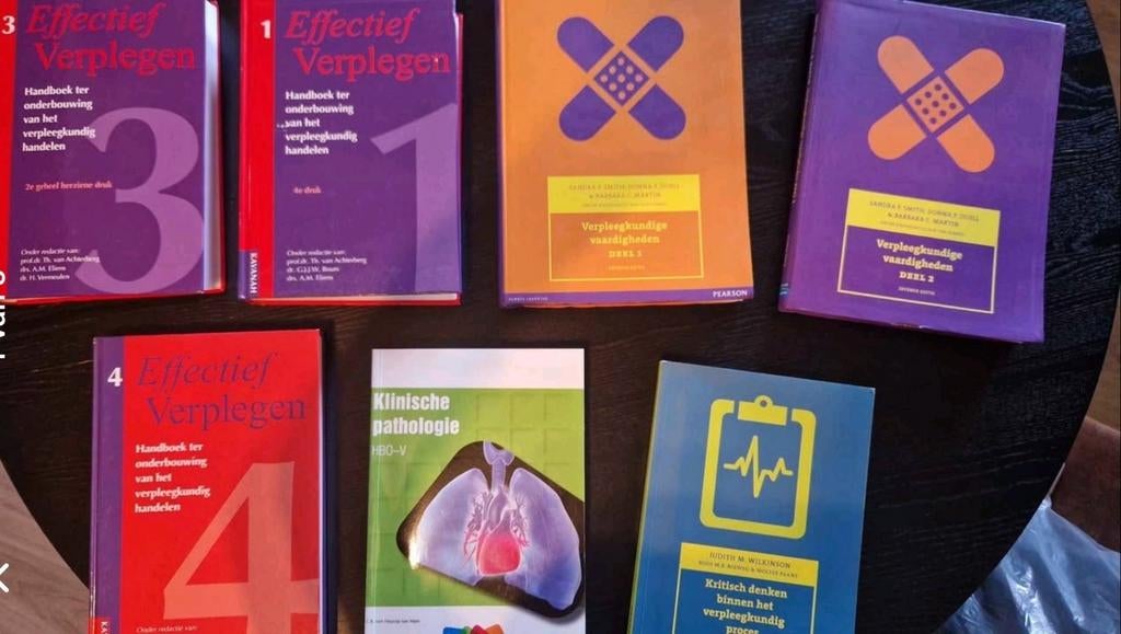 Verpleegkunde leerboeken, Boeken, Ophalen of Verzenden, Gelezen, HBO