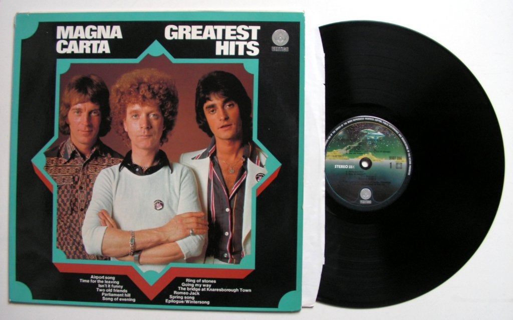 Magna Carta – Greatest Hits 12 nrs LP 1975 ZGAN, LP, Ophalen of Verzenden, Zo goed als nieuw, 12 inch