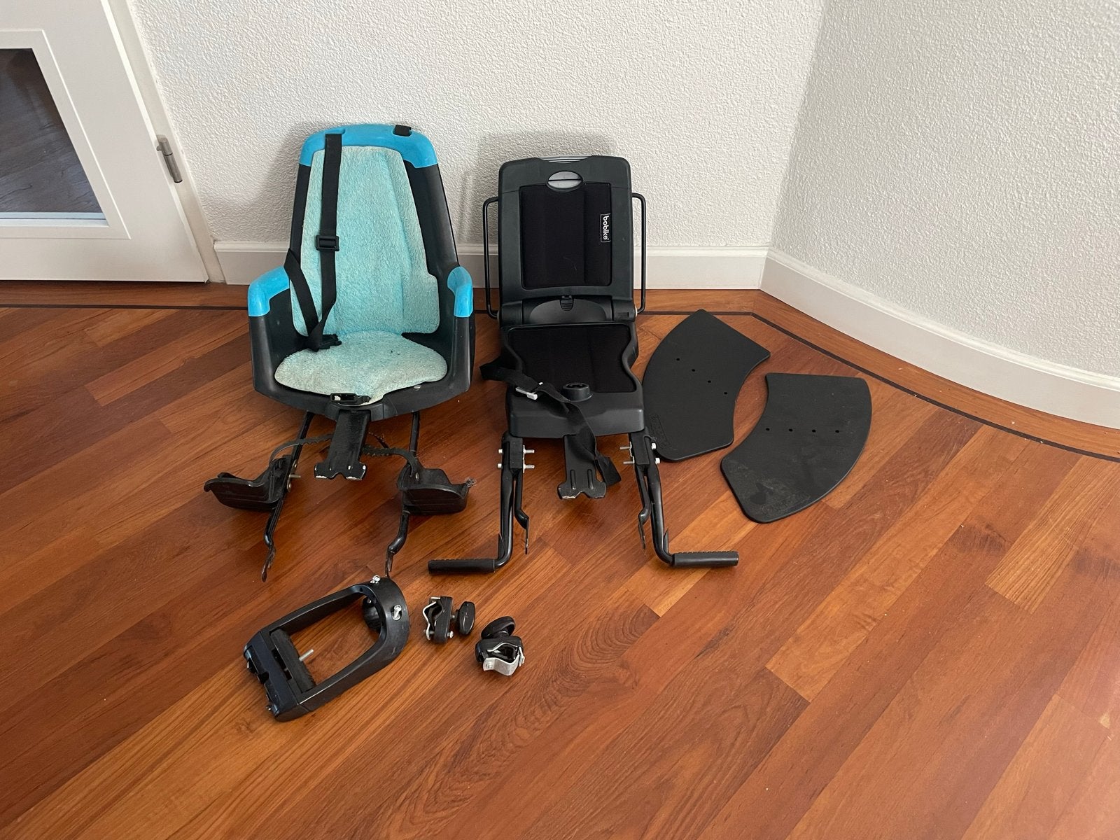 Bobike fietszitjes - allebei achter (set), Ophalen, Achterzitje, 9 t/m 18 kg, Gebruikt