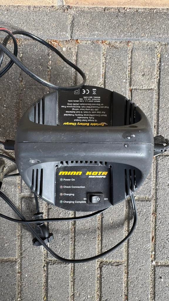 Minn kota MK110PE oplader, Ophalen of Verzenden, Gebruikt
