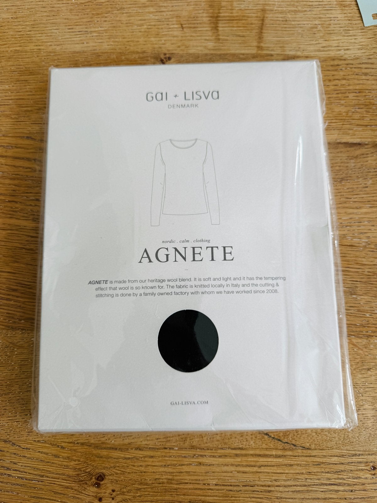 Gai + Lisva Agnete longsleeve top - Zwart, maat M, Maat 38/40 (M), Zwart, Nieuw, Ophalen of Verzenden