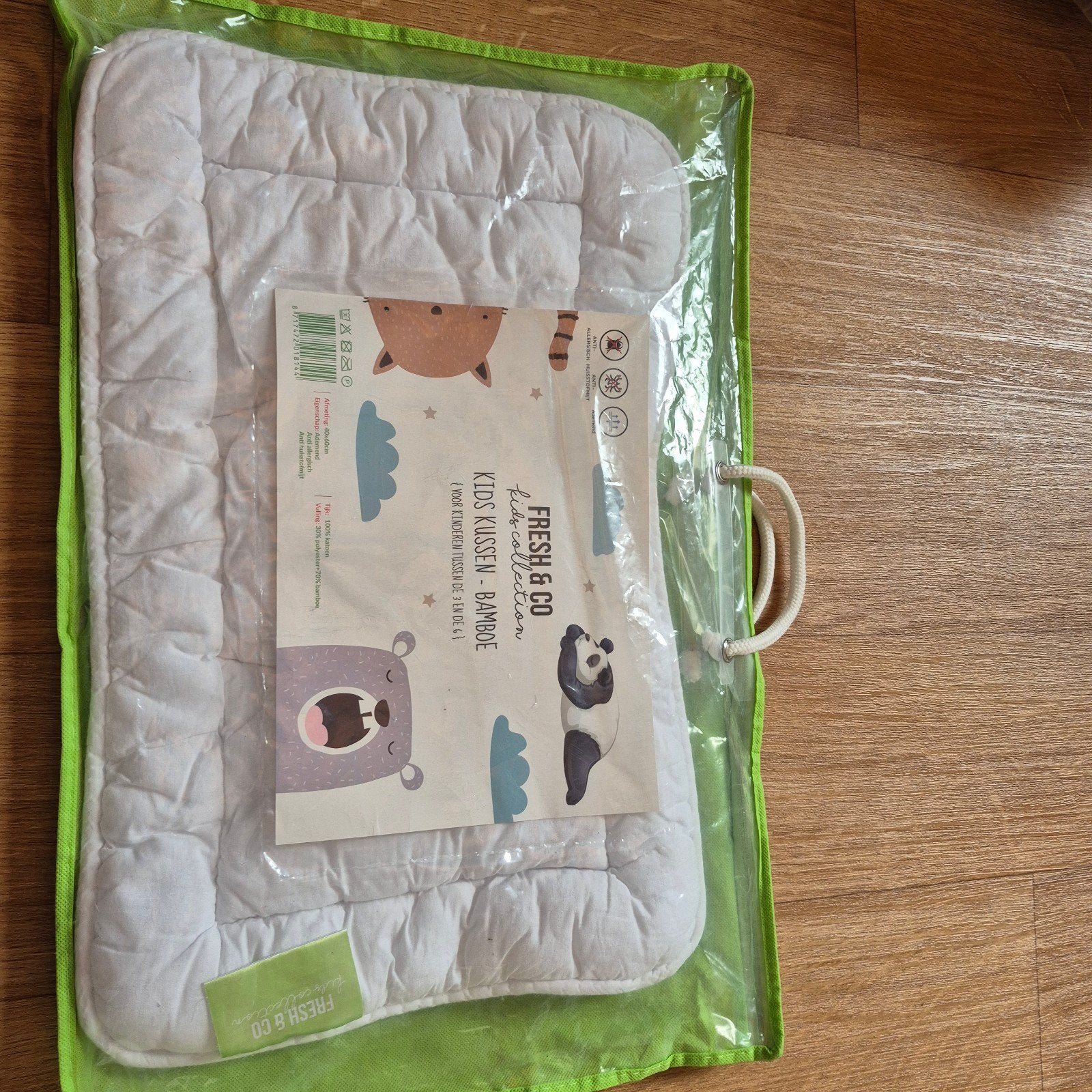 Fresh & co kids kussen, Kinderen en Baby's, Kinderkamer | Beddengoed, Ophalen, Gebruikt, Jongetje of Meisje, Wit
