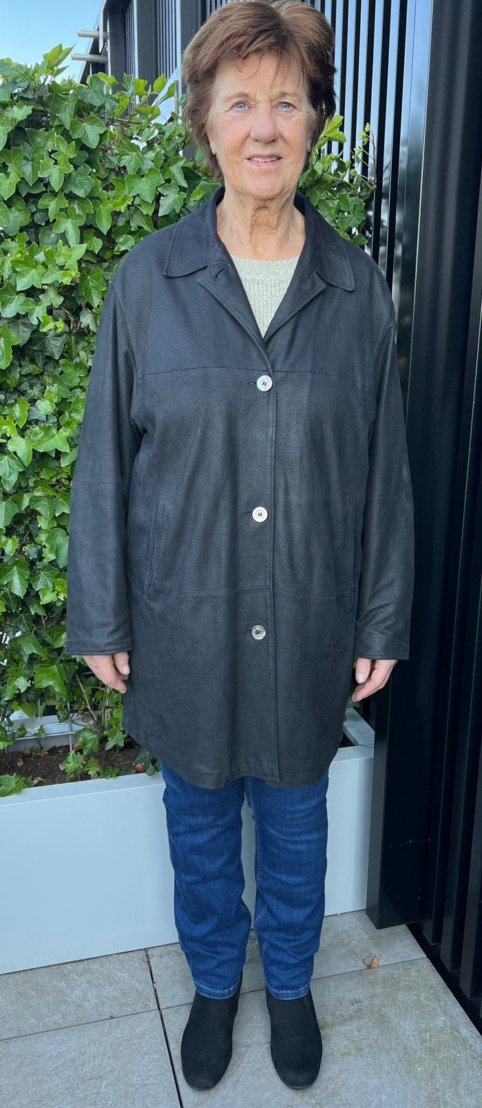 CHRIST luxe zachte lederen mt 46 – zwart – topkwaliteit, Ophalen of Verzenden, Zo goed als nieuw, Maat 46/48 (XL) of groter, Zwart