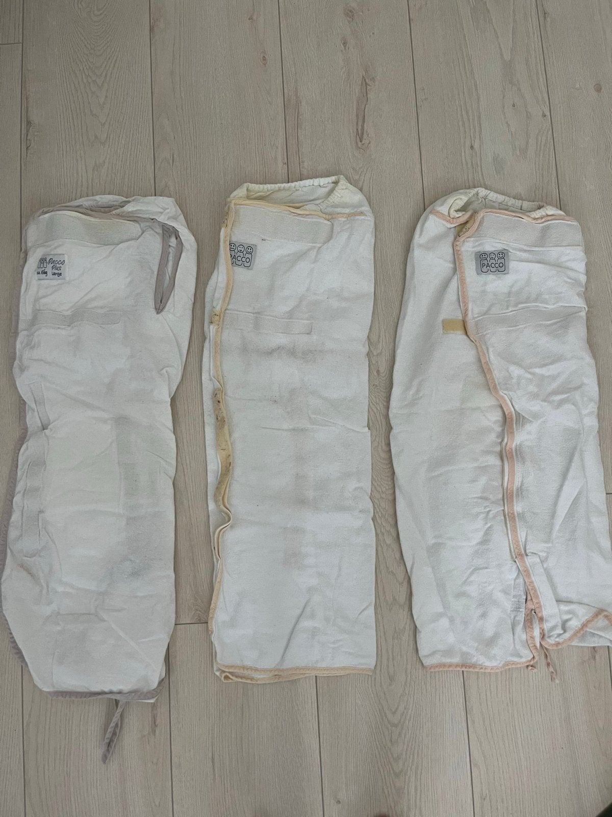 2x Pacco inbakerdoeken, Ophalen, Zo goed als nieuw, 70 tot 85 cm, Bakerzak of Bakerdoek