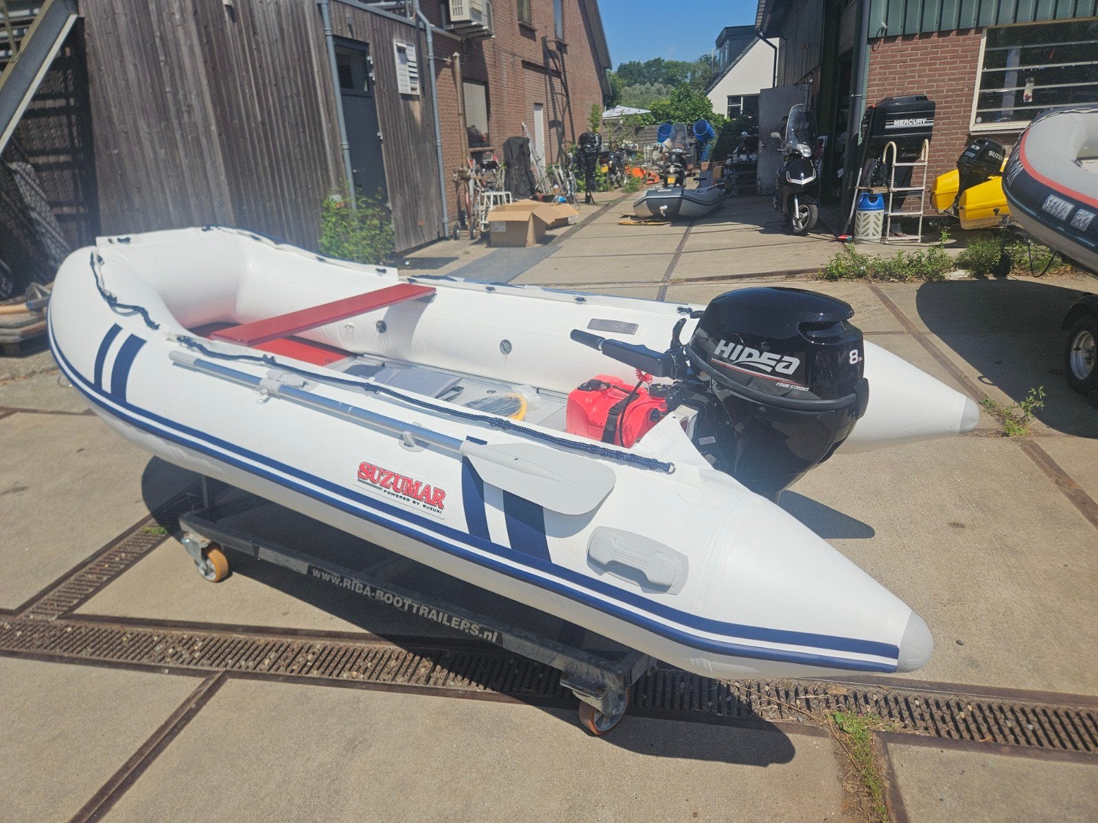 Suzumar 3.6 meter rubberboot met Hidea 8pk buitenboordmotor, Watersport en Boten, Aluminium, Suzumar, Nieuw, Ophalen of Verzenden