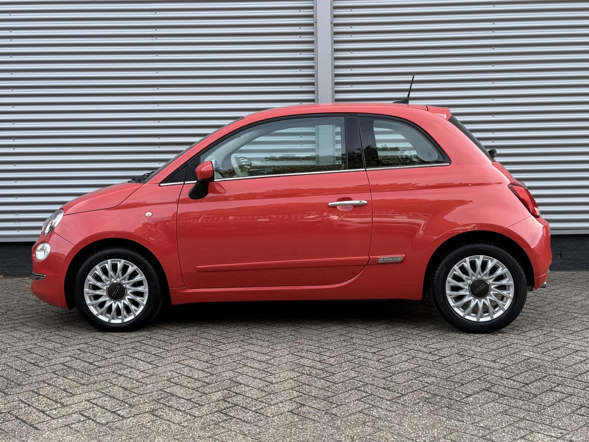 Fiat 500 1.2 Lounge | Airco | Sensoren | Cruise Control | Bl, Auto's, Fiat, Voorwielaandrijving, Stof, Gebruikt, 4 cilinders