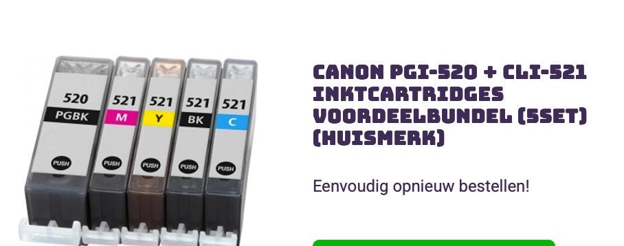 Cartridges voor o.a. Canon MP620, Computers en Software, Printers, Ophalen, Kleur printen, Canon, Printer