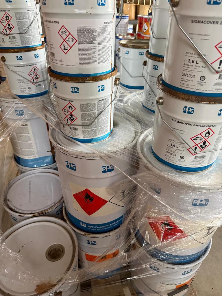 PPG Sigmacover 256, 456, 380, 520 en 550, 5 l en 20 l sets, Ophalen, Zo goed als nieuw