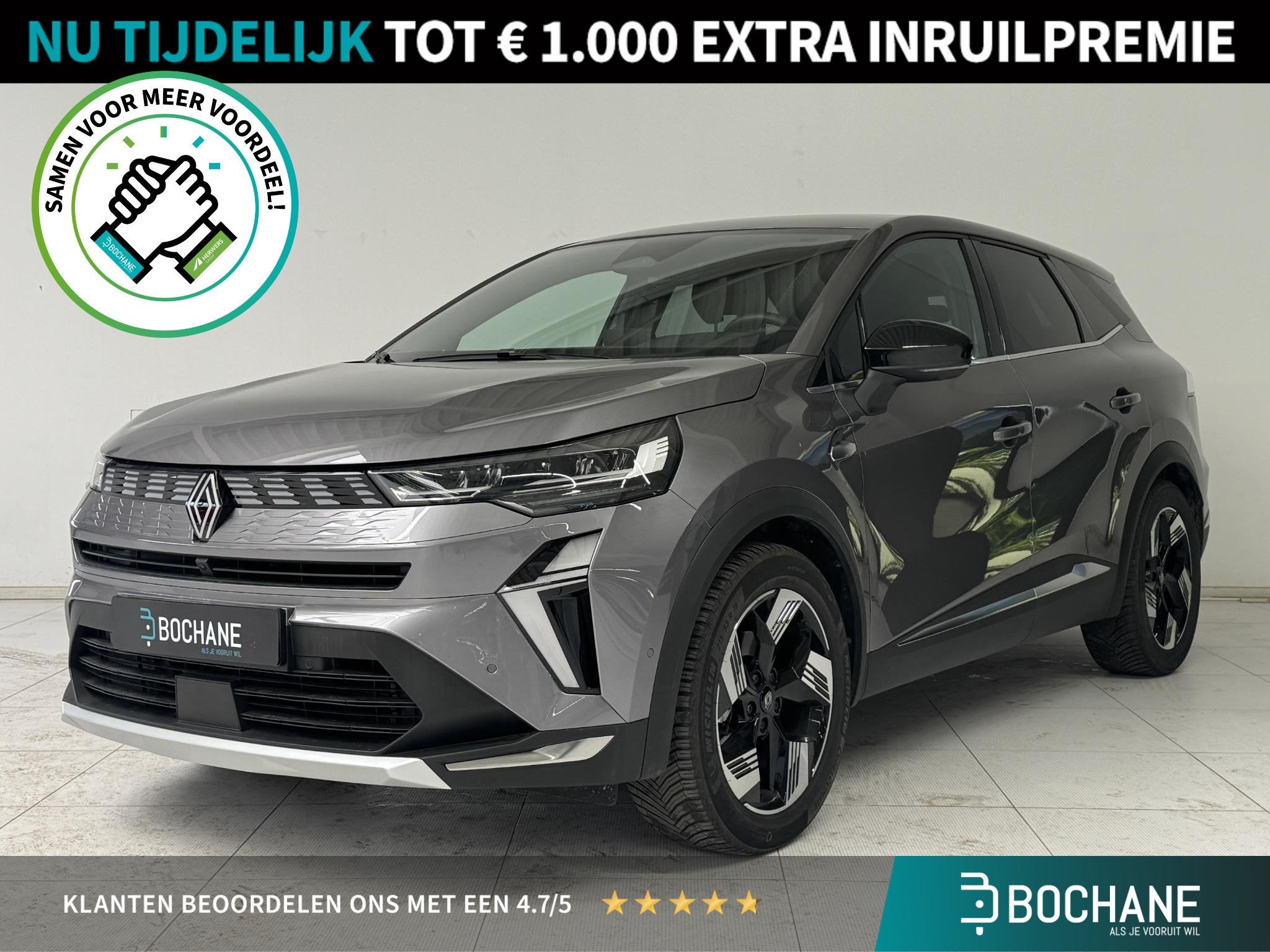 Renault Symbioz 1.6 E-Tech full hybrid 145 Iconic | 360° Ca, Auto's, 745 kg, Gebruikt, Met garantie (alle), Bedrijf