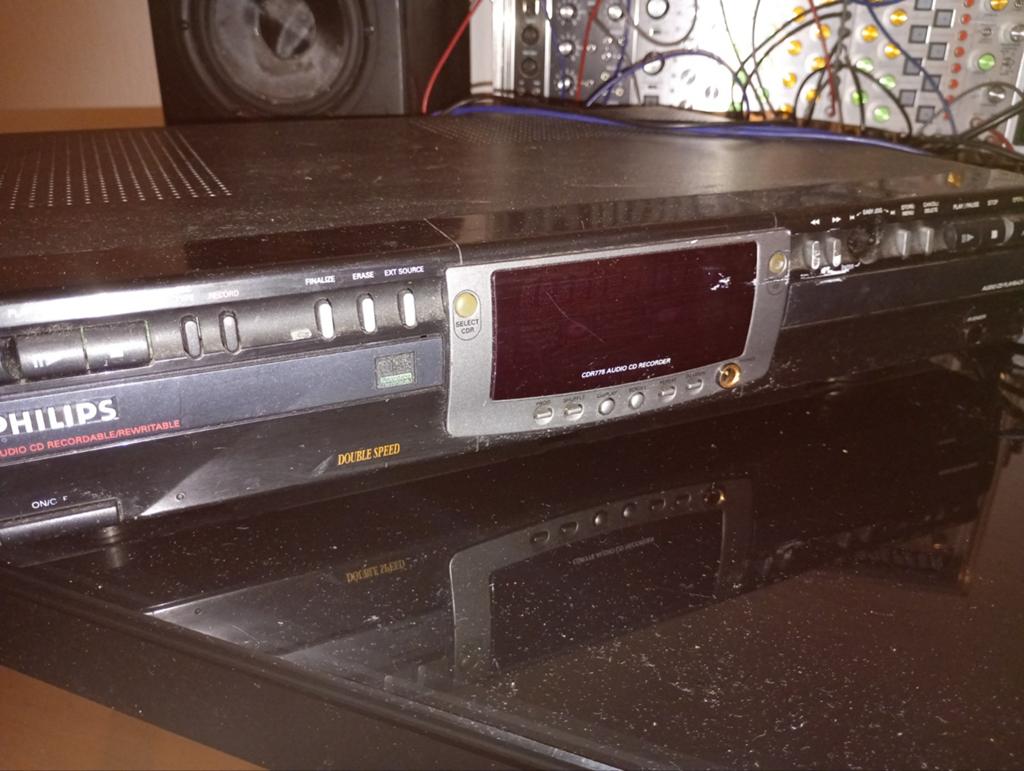 Philips CDR775 Audio CD Recorder, Ophalen of Verzenden, Gebruikt, Philips